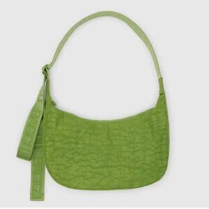 Baggu Medium Nylon Crescent in Green Juice